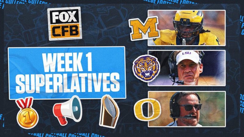 CFB Week 1 Superlatives: Michigan’s Hail Mary, Lane Kiffin’s LSU Debut And CFP Effects
