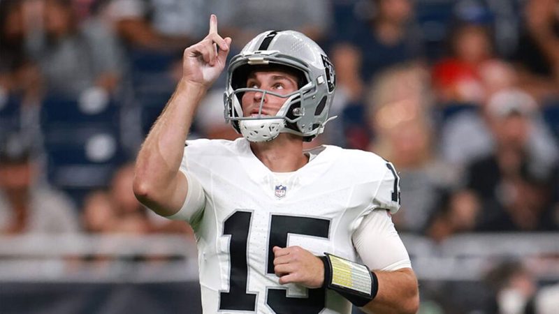 Fernando Mendoza Learns From Struggles In Raiders’ Preseason Game Against Texans