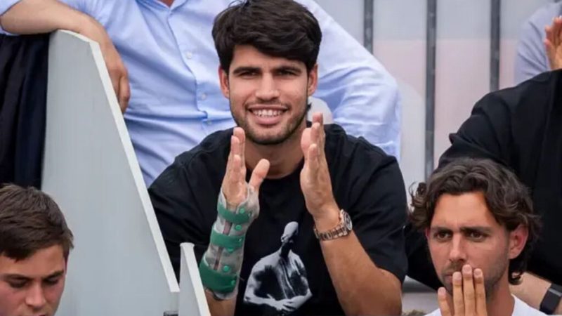 Alcaraz’s wrist is already healed: he returns to the courts at the US Open 138 days later