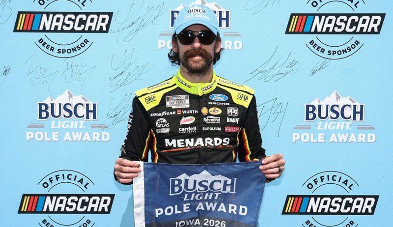 2026 NASCAR Odds: Pole-sitter Ryan Blaney Favorite For Iowa