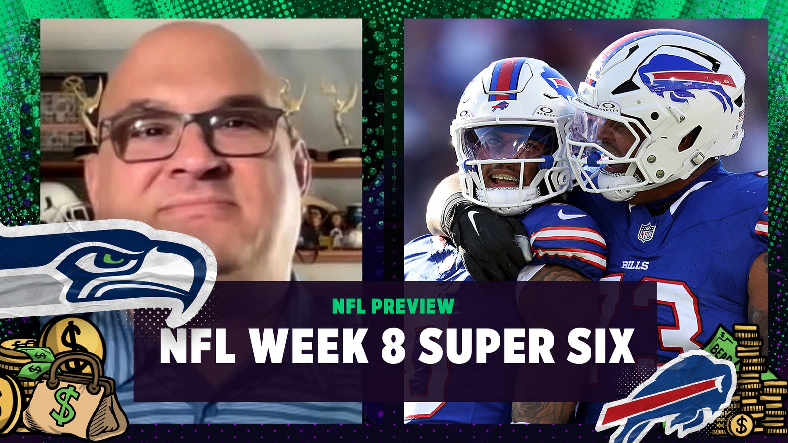 NFL Week 8 Super Six: Can the Seattle Seahawks pull off the UPSET against the Buffalo Bills?