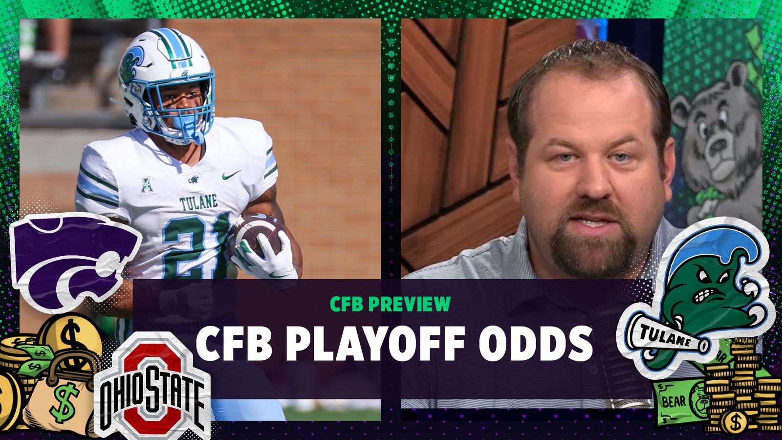 Which CFB teams will miss playoffs? Ohio State, Tulane, Kansas State best bets and odds