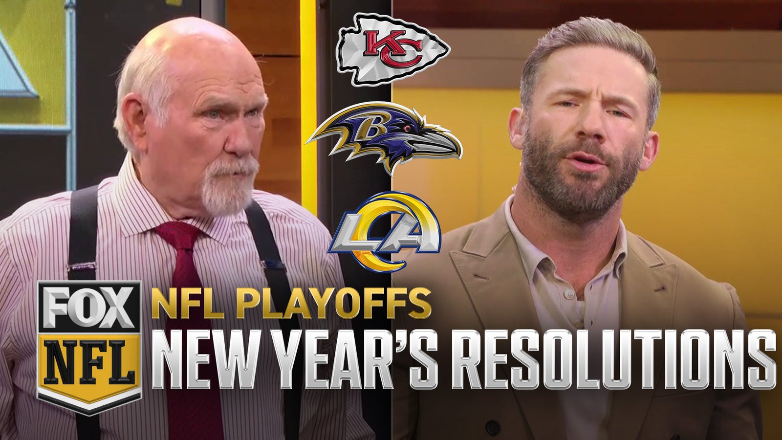 NFL Playoffs: Chiefs, Ravens, Rams' New Year's resolutions with Terry Bradshaw