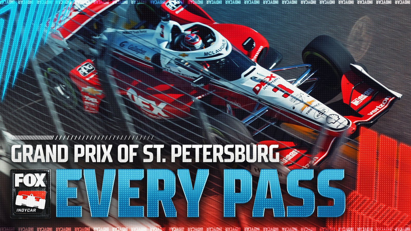 NTT INDYCAR SERIES: Every Pass from Firestone Grand Prix at St. Petersburg