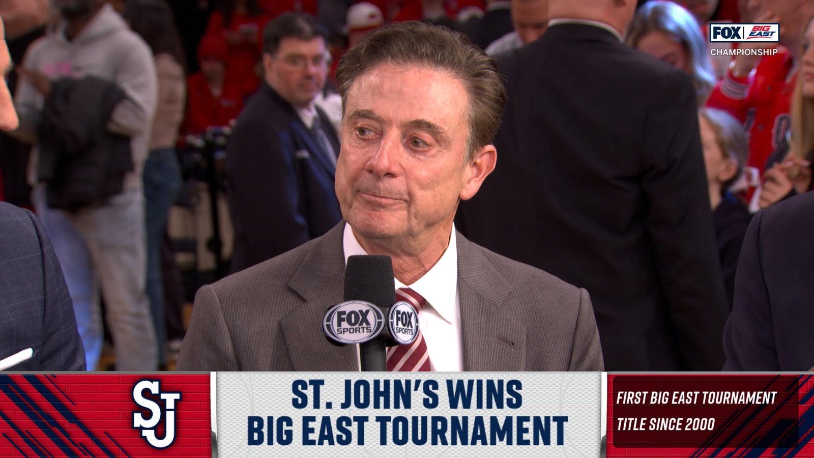 Rick Pitino talks winning Big East Tournament & March Madness expectations for St. John's