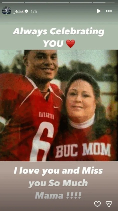 Sarah Jane Ramos has to share her special day with another very important woman for her fiance Dak Prescott