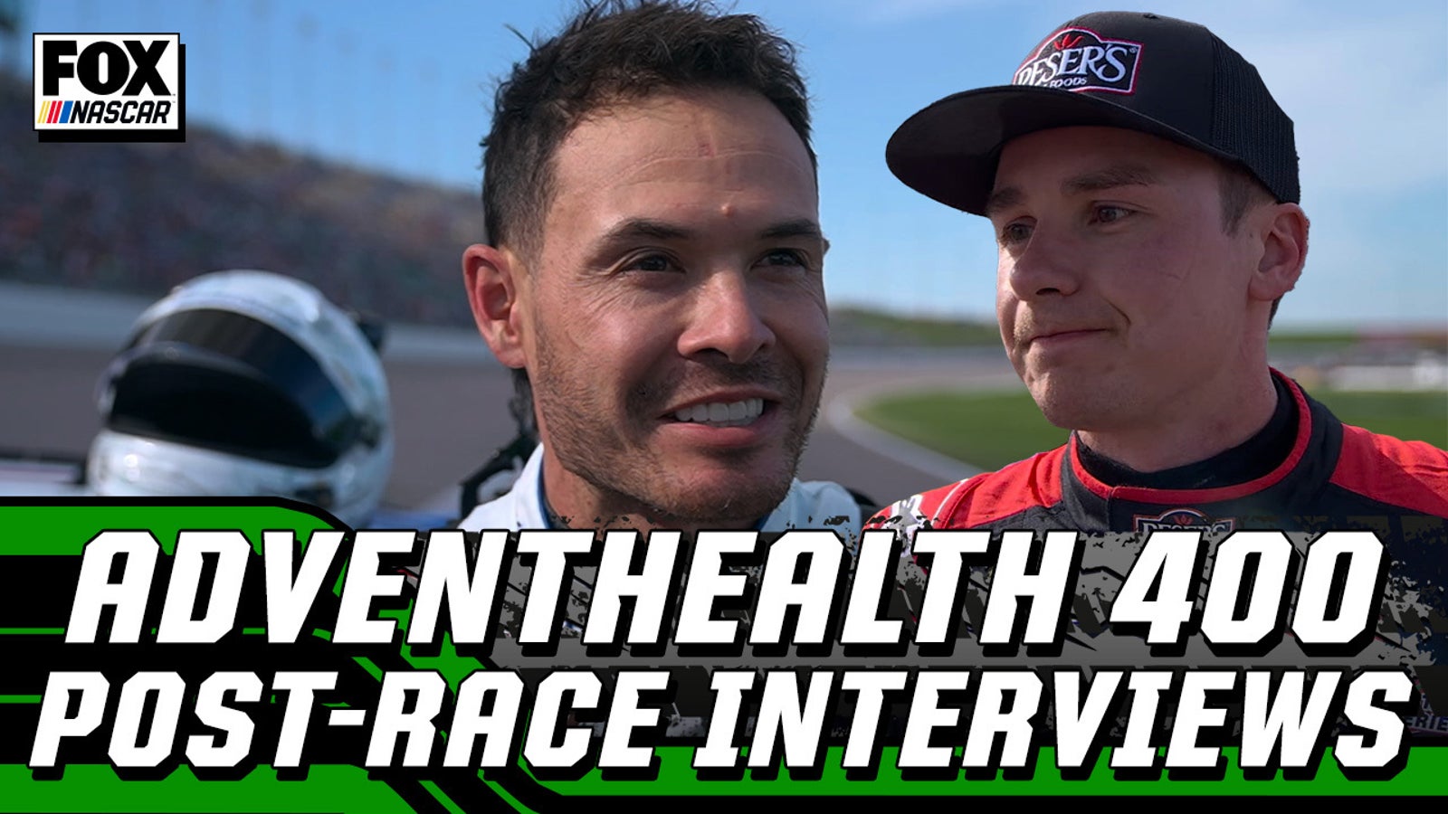 Check out the postrace interviews from the AdventHealth 400 at Kansas.