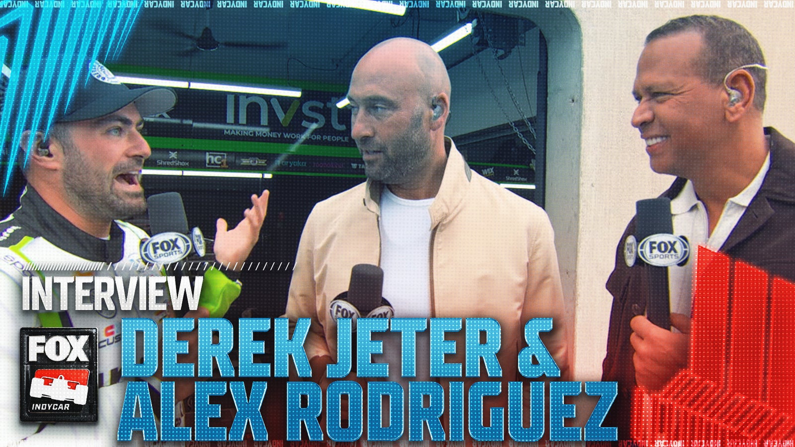 Derek Jeter & Alex Rodriguez's thoughts on Indianapolis Motor Speedway environment | INDYCAR on FOX