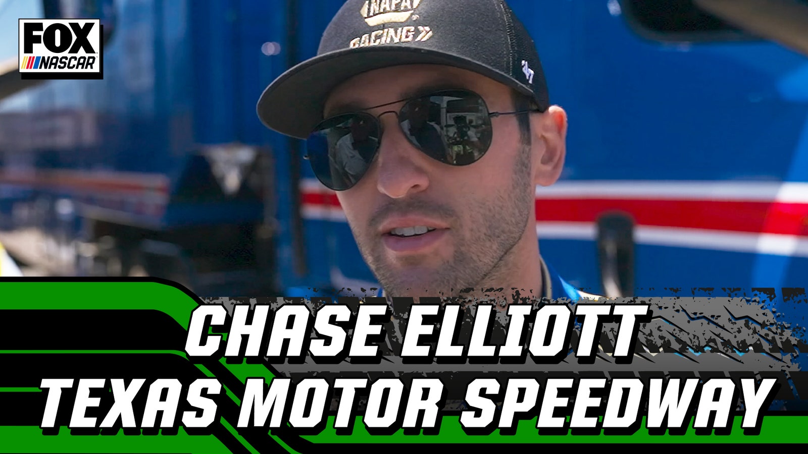 Chase Elliott's pre-race interview from Texas Motor Speedway