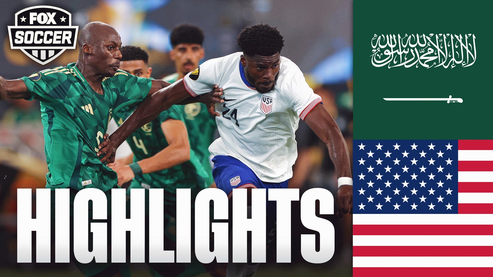 Saudi Arabia vs. United States Concacaf Gold Cup Highlights | FOX Soccer
