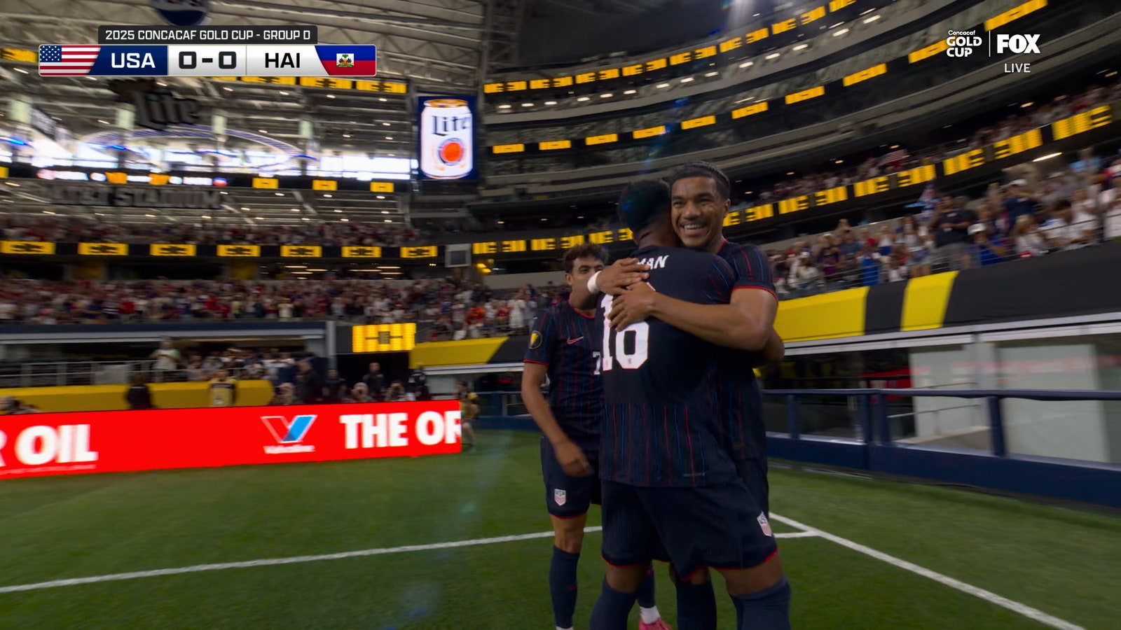 Malik Tillman's header gives USMNT a 1-0 lead over Haiti