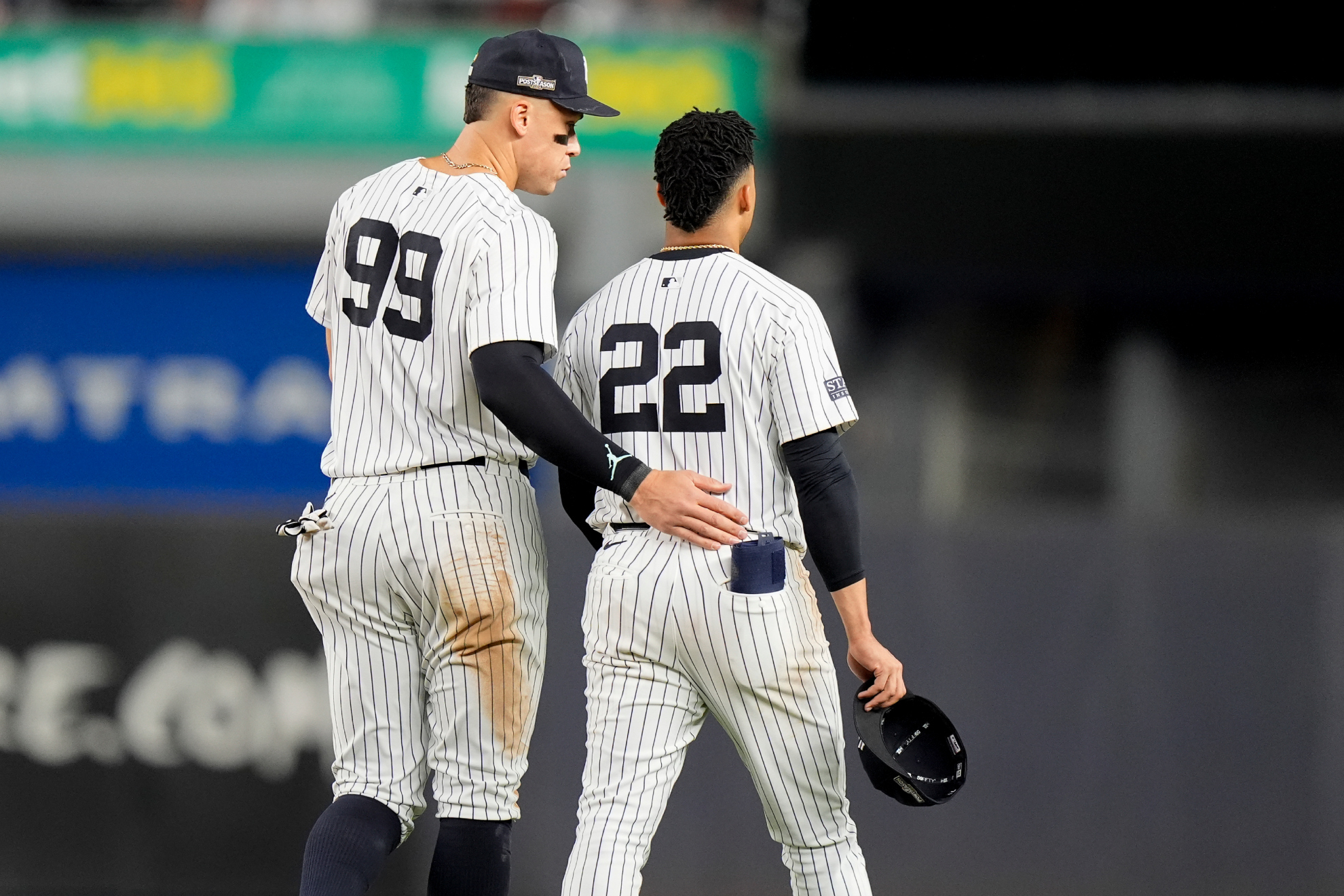 Aaron Judge chooses his three favorite former Yankees teammates... and none of them is Juan Soto