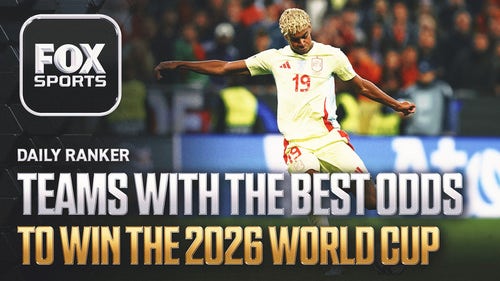 FIFA WORLD CUP MEN Trending Image: Which 10 teams have the best odds to win the 2026 World Cup, one year out?