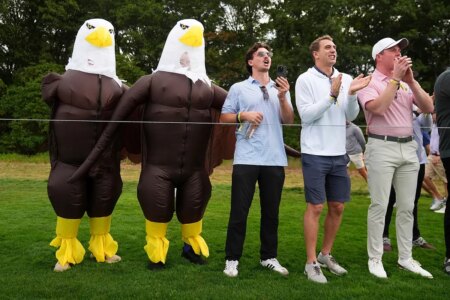 Ryder Cup Chaos: Fans dress as bald eagles and presidents while Europe crushes Team USA early
