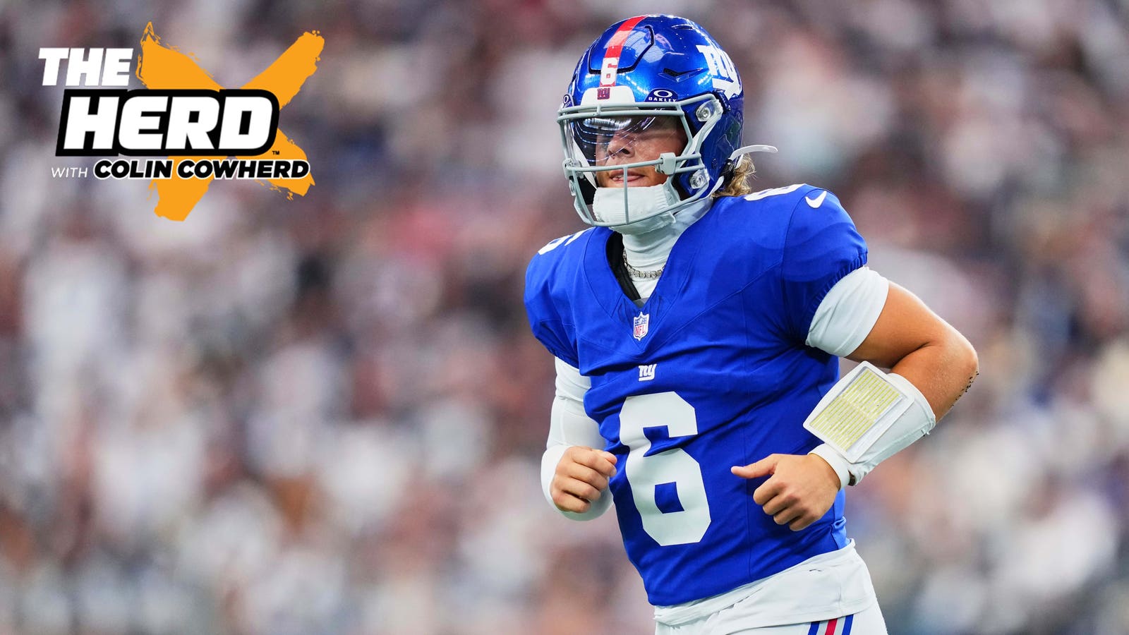 Colin Cowherd reacts to Jaxson Dart being named Giants starter