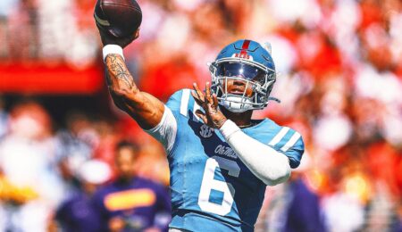 Trinidad Chambliss Shines, Ole Miss Rolls Past LSU in Top-15 Showdown