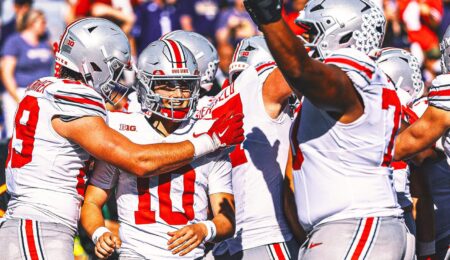 No. 1 Ohio State Stays Unbeaten With 24-6 Win Over Washington