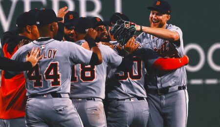 Tigers Clinch Playoff Berth With Win Over Red Sox, Avoid Collapse