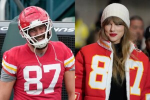 Taylor Swift and Chiefs fans nickname Travis Kelce after the song “Wood,” and this is how the NFL star reacted