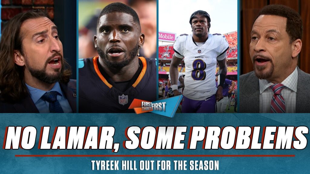 Tyreek Hill out for season, Ravens ‘in trouble’ without Lamar, Still doubt Chiefs? | FTF