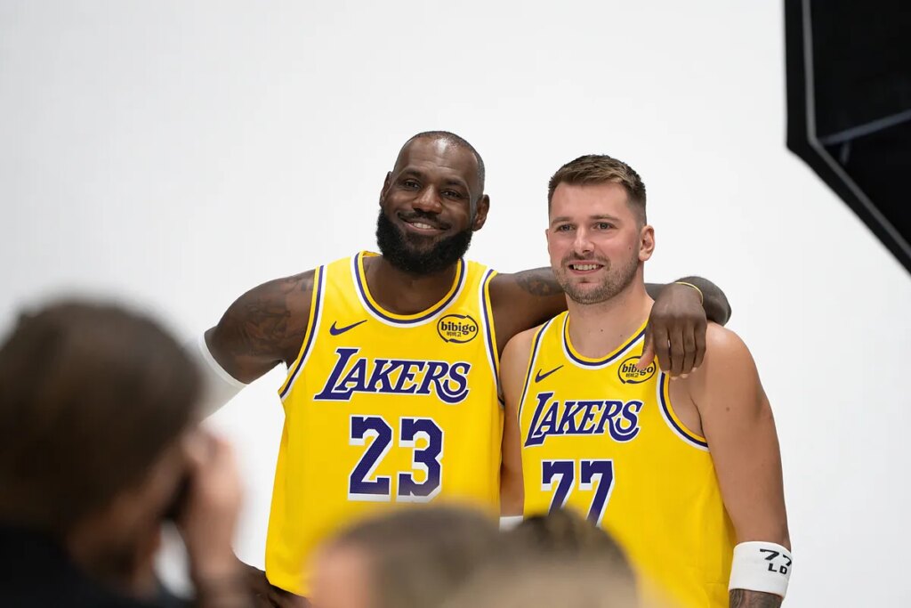 LeBron James silences critics by celebrating Luka Doncic