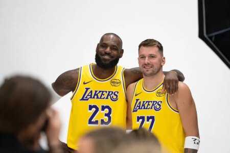 LeBron James silences critics by celebrating Luka Doncic