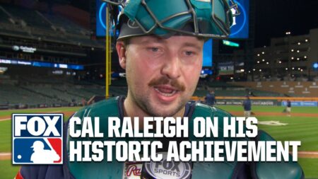 “Job’s not finished” — Cal Raleigh after Mariners’ dominant 8-4 win over Tigers
