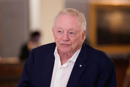 Jerry Jones anticipates another fight with the Eagles over the ‘Tush Push’ this offseason