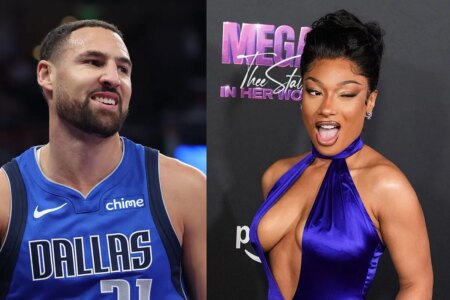 Klay Thompson and Megan Thee Stallion go viral after first Mavericks game together