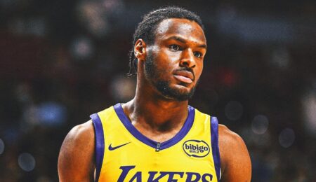 Bronny James Has Rough Night But Makes Progress in Lakers Preseason Opener