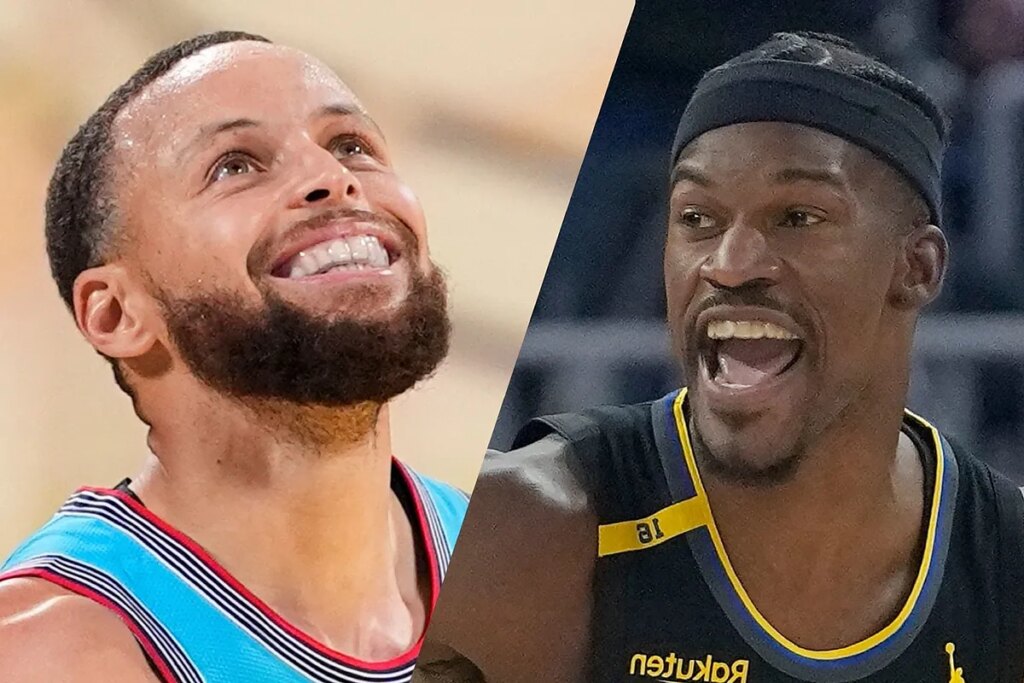 Steph Curry can’t believe his eyes after seeing Jimmy Butler’s scandalous new look