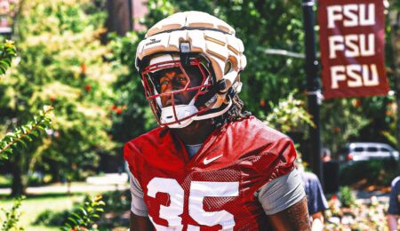 FSU LB Ethan Pritchard Returns to Campus Nearly 3 Months After Getting Shot