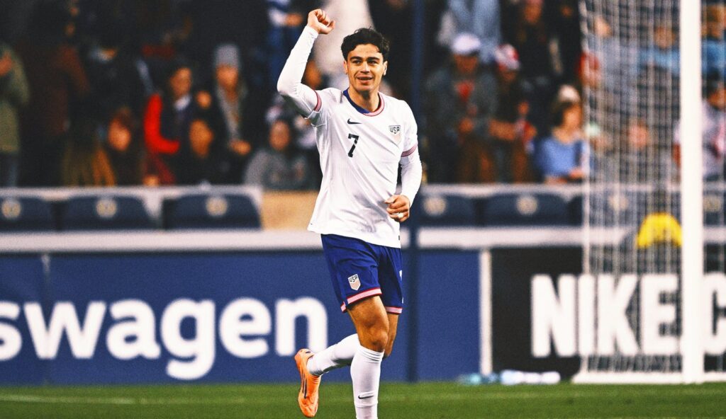 Gio Reyna Scores in Return to U.S. Men’s Team Lineup vs. Paraguay