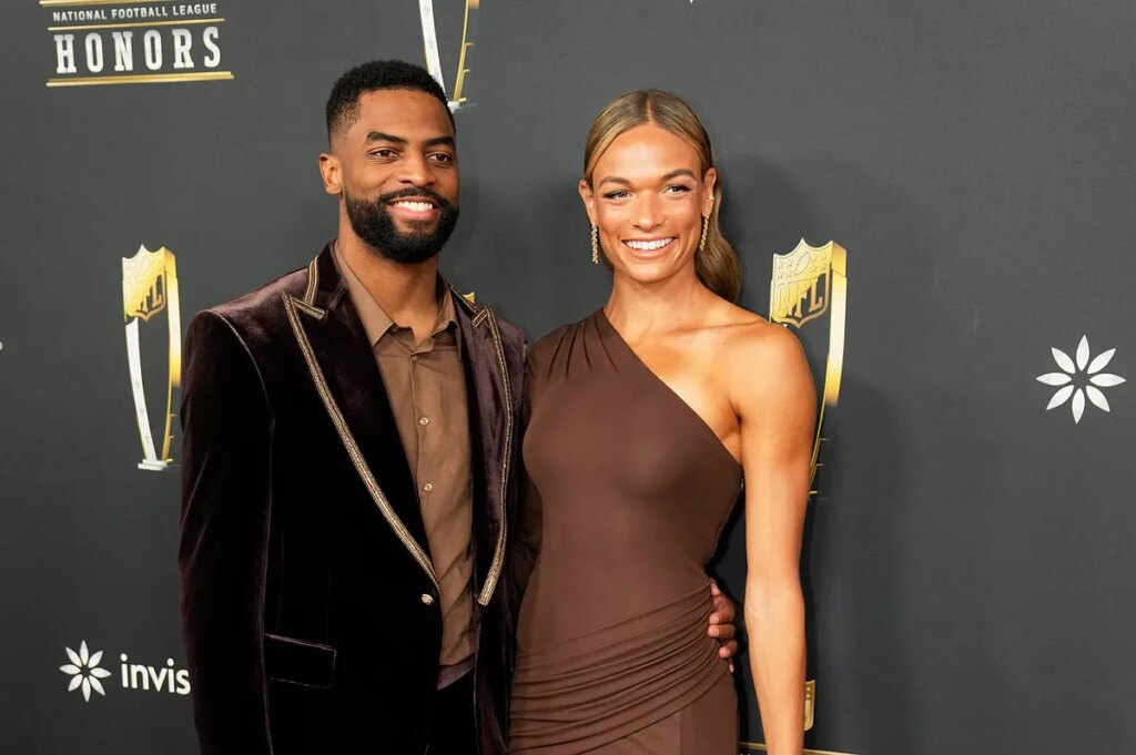 Heptathlon champion Anna Hall says ‘yes’ to New York Giants star