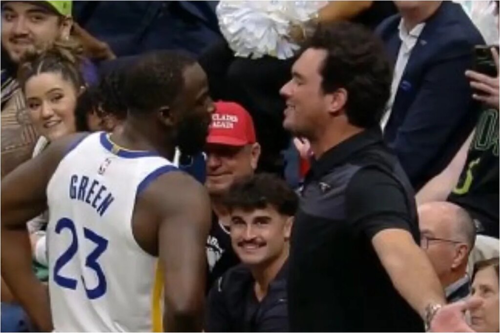 Draymond Green gets into it with fan for calling him Angel Reese: “I love the disrespect”