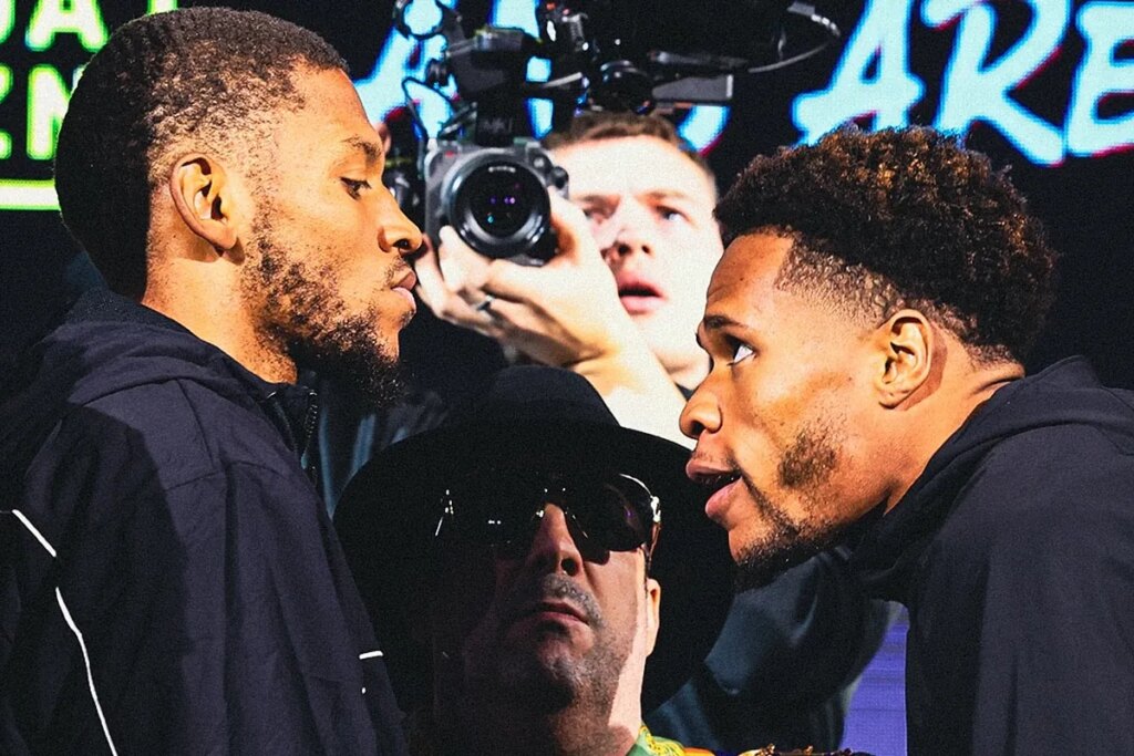 Devin Haney and Brian Norman Jr’s fathers nearly start a fight during explosive press conference