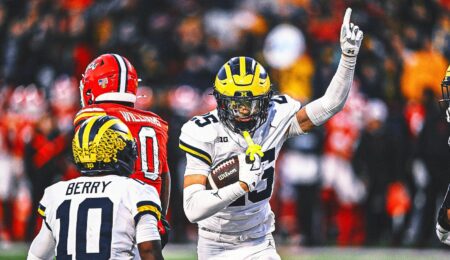 Wolverines RB Bryson Kuzdzal Lifts No. 18 Michigan Over Maryland, 45-20