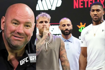 Anthony Joshua vs Jake Paul: Dana White accused of peddling ‘blatant lie’ about fight