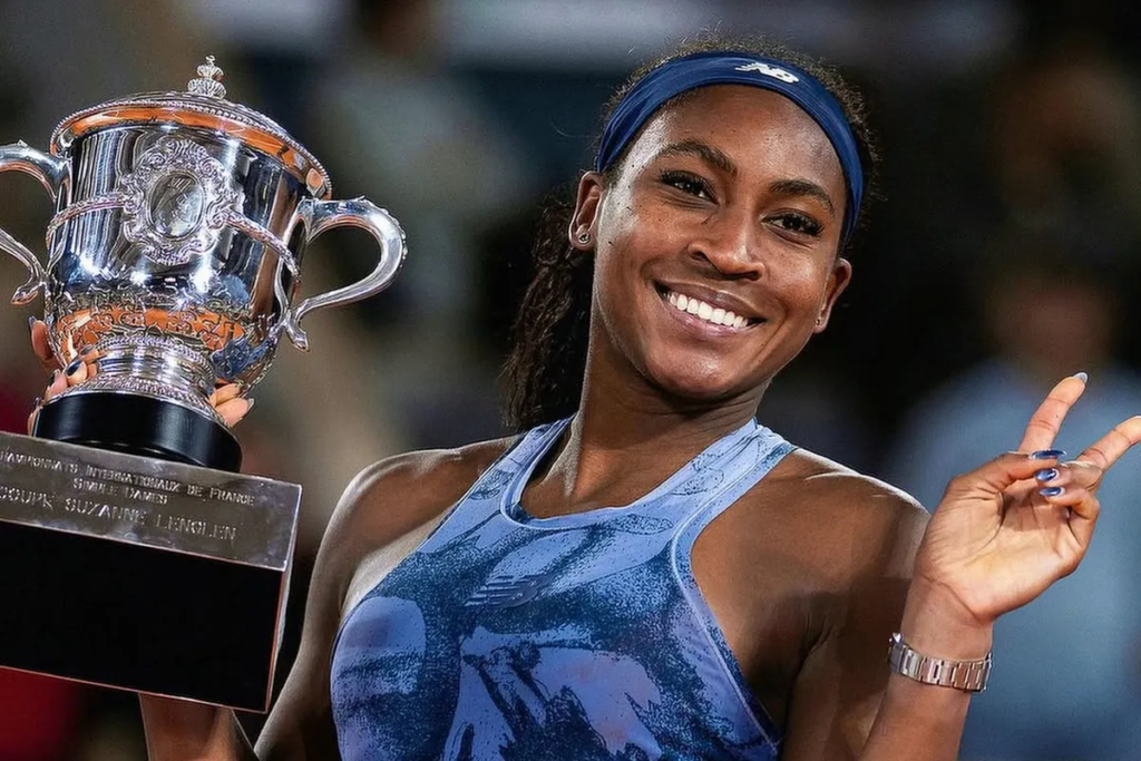 Coco Gauff’s mother Candi beams with pride with two-word response after tennis star’s surprise visit to New Orleans