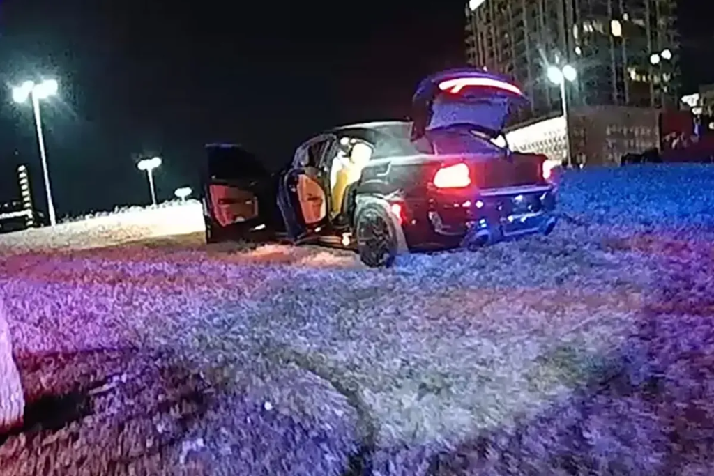 Images emerge of police pursuit of Marshawn Kneeland prior to his suicide