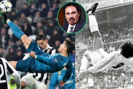 Hugo Sanchez boasts of his bicycle kicks now that everyone is talking about Cristiano Ronaldo’s; the inevitable comparison