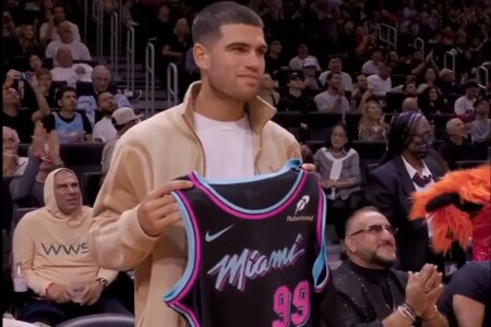 Carlos Alcaraz… the new Miami Heat shooting guard