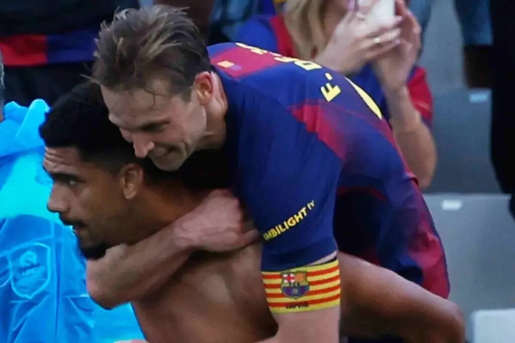 Flick recovers Frenkie de Jong, but Araujo still not training