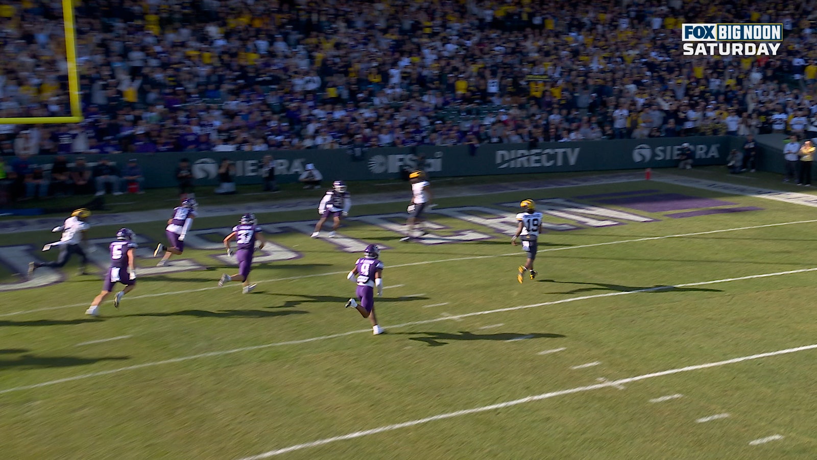 Bryce Underwood rushes for a 9-yard TD to extend Michigan's lead to 14-6 over Northwestern