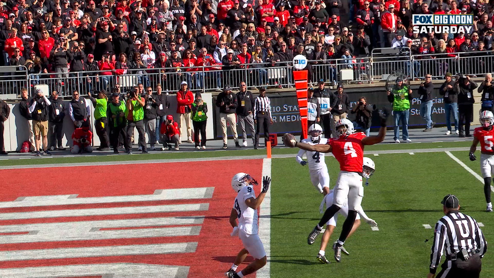 Jeremiah Smith makes OUTRAGEOUS ONE-HANDED TD CATCH, extending Ohio State's lead over Penn State