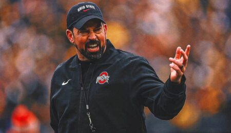 Ryan Day, Ohio State Staff Stop Buckeyes From Planting Flag After Michigan Win