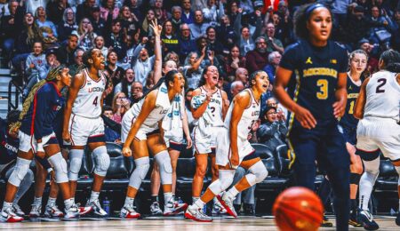 Azzi Fudd Turns in Season-Best Effort to Help No. 1 UConn Defeat No. 6 Michigan