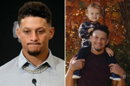 Patrick Mahomes finds relief as he melts watching Bronze soak in his birthday celebration