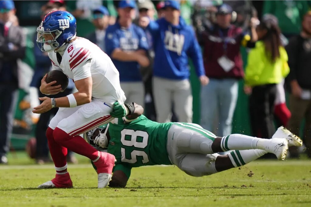 Jaxson Dart got angry and sent a strong message to his New York Giants teammates