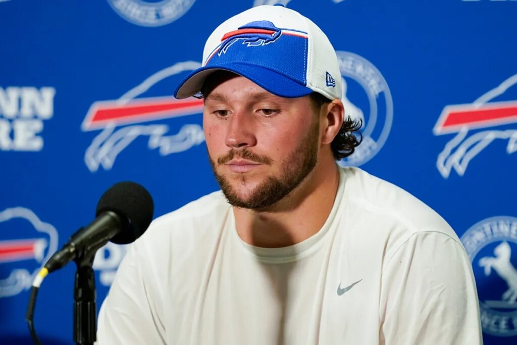 Josh Allen isn’t thrilled about facing Myles Garrett